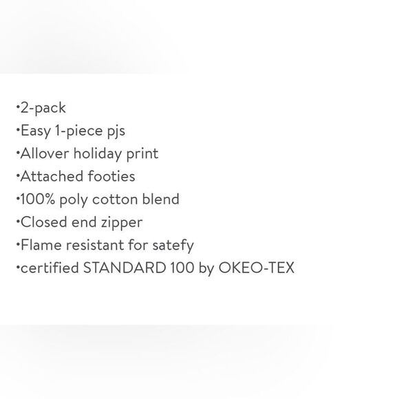 Nwt Christmas Toddler Footed Girls Pajama Bundle - Picture 9 of 9